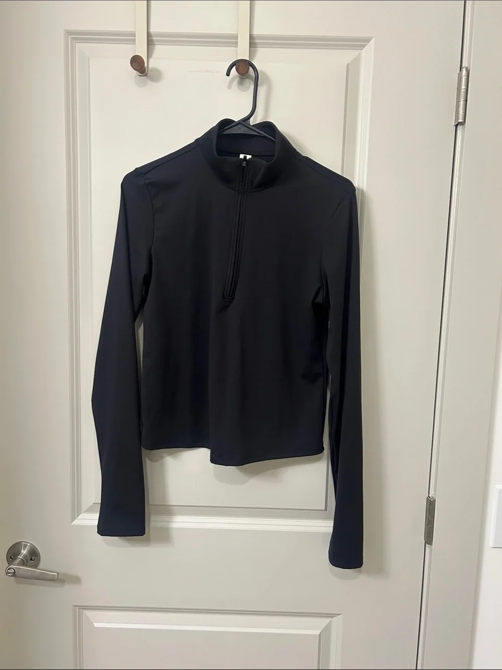 Alo Precision Pullover - Women's Black Long-Sleeve quarter-Zip Top
